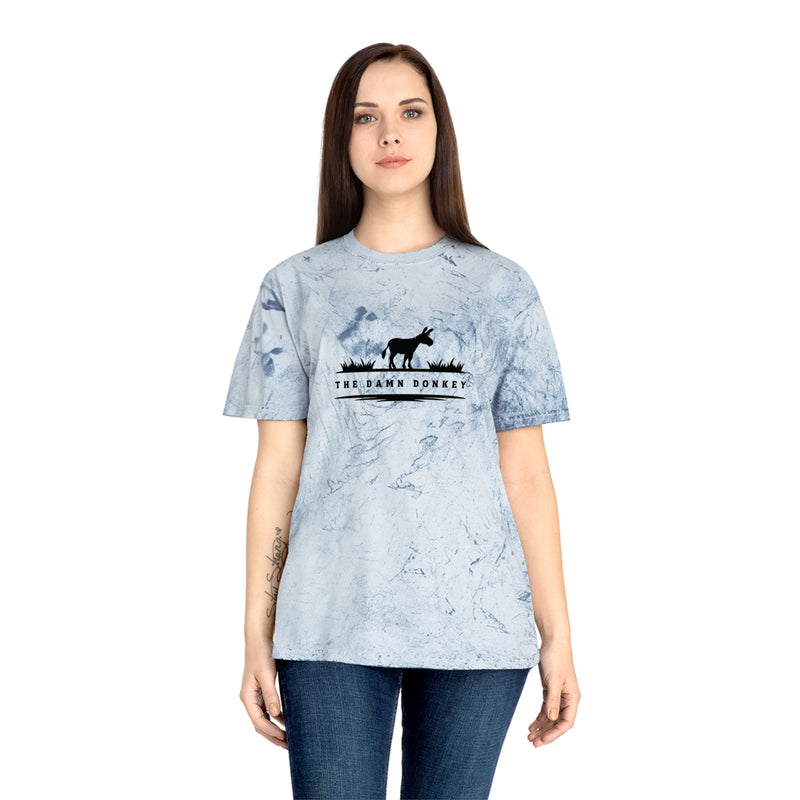 Custom Donkey Unisex Tie Dye  100% Cotton T-Shirt by Comfort Colors - Your Donkey's Name