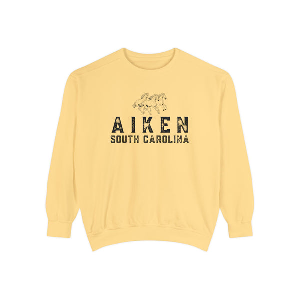 Aiken, SC, Comfort Colors Unisex Garment-Dyed Sweatshirt | 8 Colors