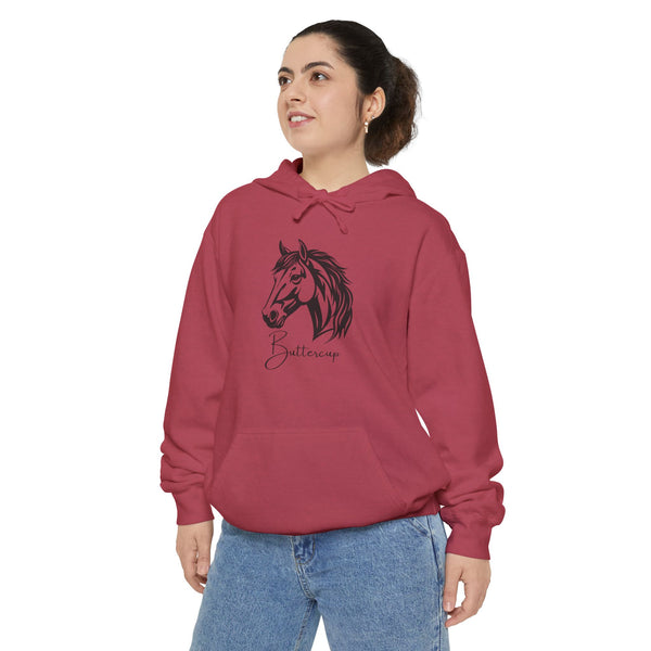 Personalized Horse Premium Garment-Dyed Hoodie | Horse Lovers