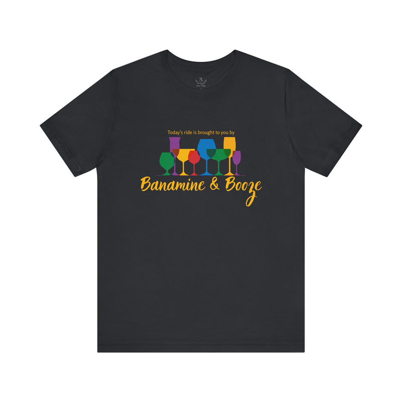 Hilarious Equestrian Unisex Jersey Short Sleeve Tee | Banamine & Booze