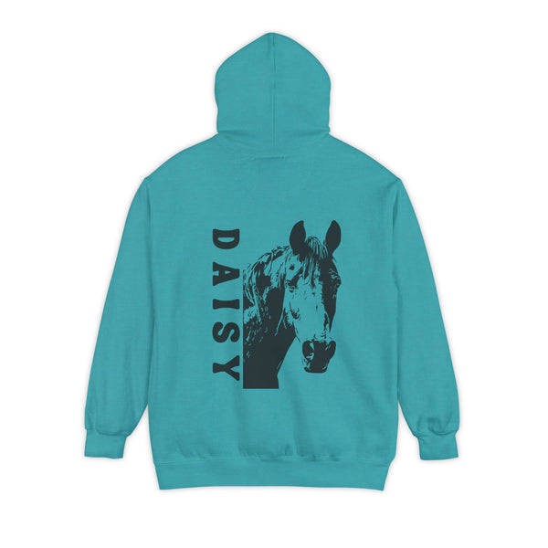 Personalized Horse Premium Garment-Dyed Hoodie | Horse Lovers | Back Print