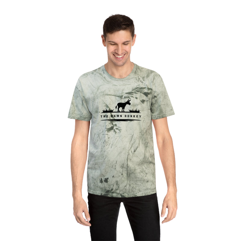 Custom Donkey Unisex Tie Dye  100% Cotton T-Shirt by Comfort Colors - Your Donkey's Name