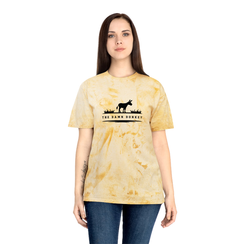 Custom Donkey Unisex Tie Dye  100% Cotton T-Shirt by Comfort Colors - Your Donkey's Name