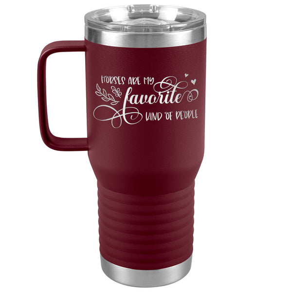 Horses Are My Favorite People | 20oz Laser Cut Travel Tumbler | Equestrian Gifts