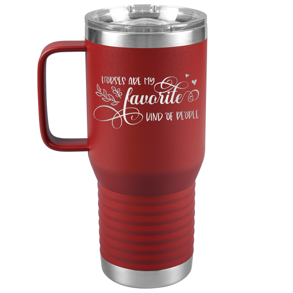 Horses Are My Favorite People | 20oz Laser Cut Travel Tumbler | Equestrian Gifts