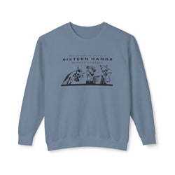 Nothing Like the Feel of 16 Hands Between Your Legs | HilariousUnisex Lightweight Crewneck Sweatshirt | Comfort Colors Quality