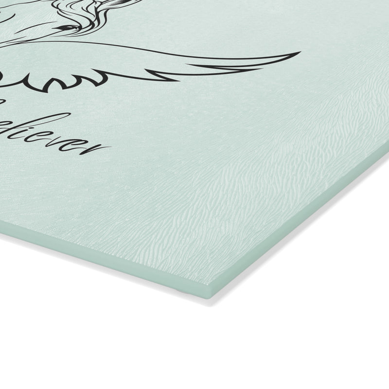Personalized Horse Memorial Glass Cutting Board