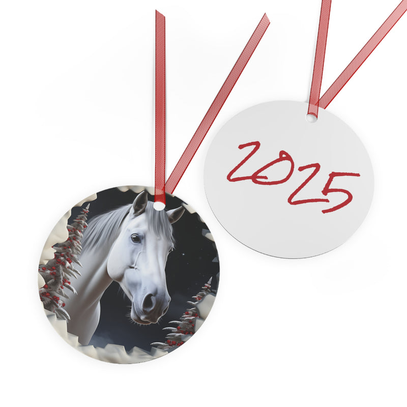 Christmas 2025 3D Horse Ornament Keepsake Gift | Equestrian Gifts