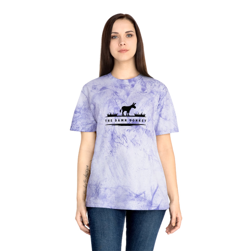 Custom Donkey Unisex Tie Dye  100% Cotton T-Shirt by Comfort Colors - Your Donkey's Name