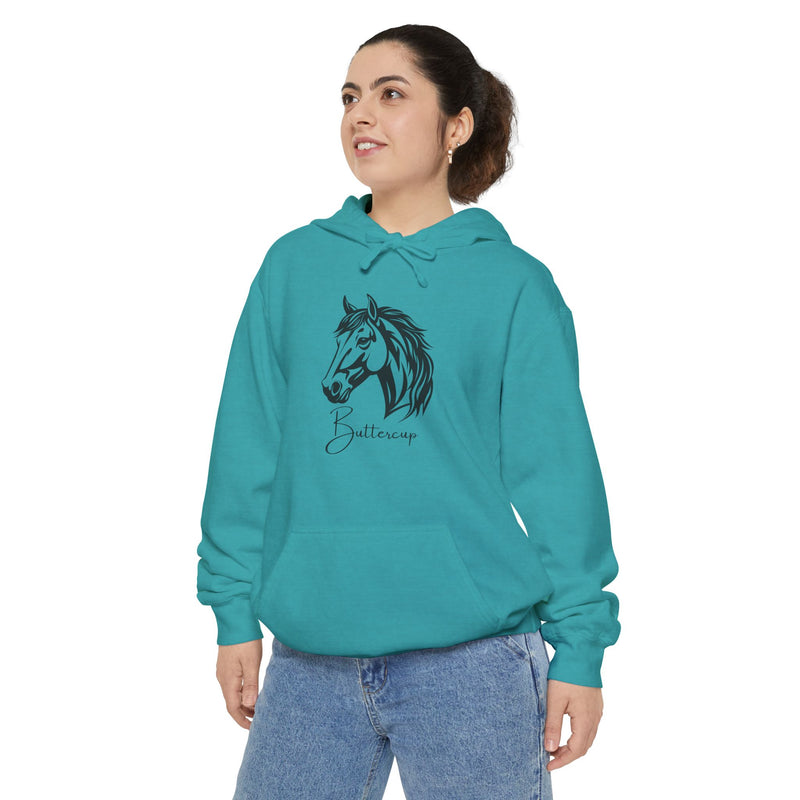 Personalized Horse Premium Garment-Dyed Hoodie | Horse Lovers