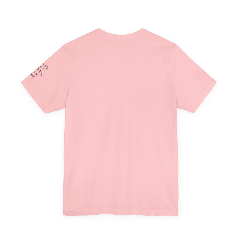 Personalized Wear My Heart on my Sleeve Unisex Jersey Short Sleeve Tee | Equestrian Gifts