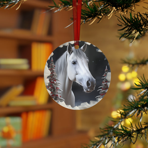 Christmas 2025 3D Horse Ornament Keepsake Gift | Equestrian Gifts