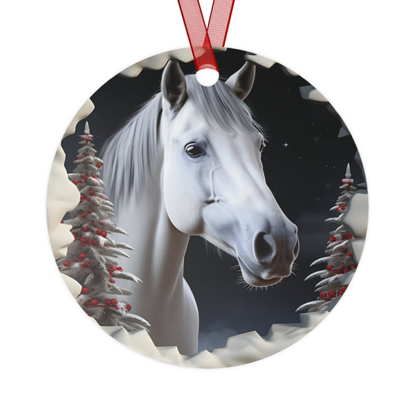 Christmas 2025 3D Horse Ornament Keepsake Gift | Equestrian Gifts