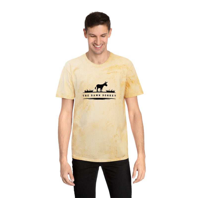 Custom Donkey Unisex Tie Dye  100% Cotton T-Shirt by Comfort Colors - Your Donkey's Name
