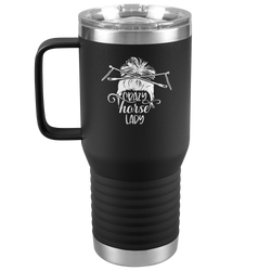 Crazy Horse Lady | Funny 20 oz. Travel Tumbler | Equestrian Gifts