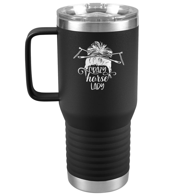 Crazy Horse Lady | Funny 20 oz. Travel Tumbler | Equestrian Gifts