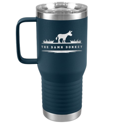 Personalized Laser Cut Donkey 20 oz Travel Tumbler | 16 Colors | Heaven Horses Exclusive Design | Donkey Memorial Gifts
