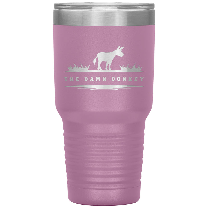 The Damn Donkey | CAN BE PERSONALIZED | 30 oz Insulated Laser Cut Tumbler | 16 Colors | Equestrian Gifts | Donkey Lovers