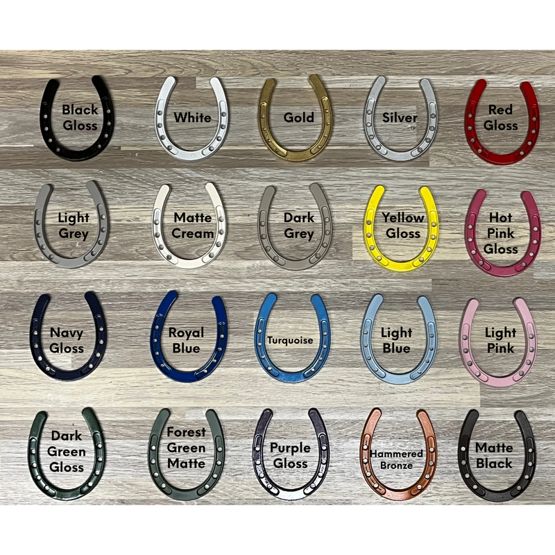 CUSTOM Regular Size Horseshoe with Your Horse's Name